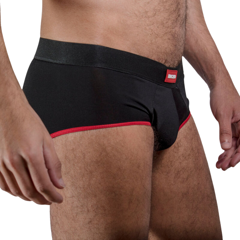 MACHO - MS24R CALZONCILLO BRIEF DARK ROJO S - Imagen 2