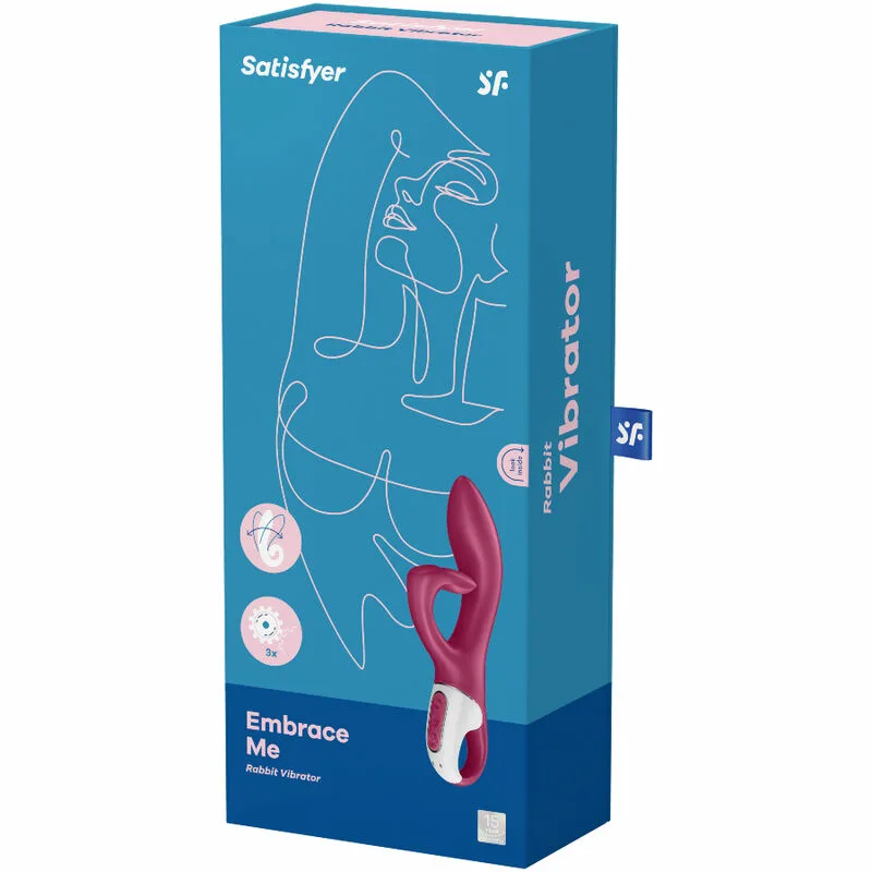 SATISFYER - EMBRACE ME VIBRADOR PUNTO G ROJO - Imagen 4