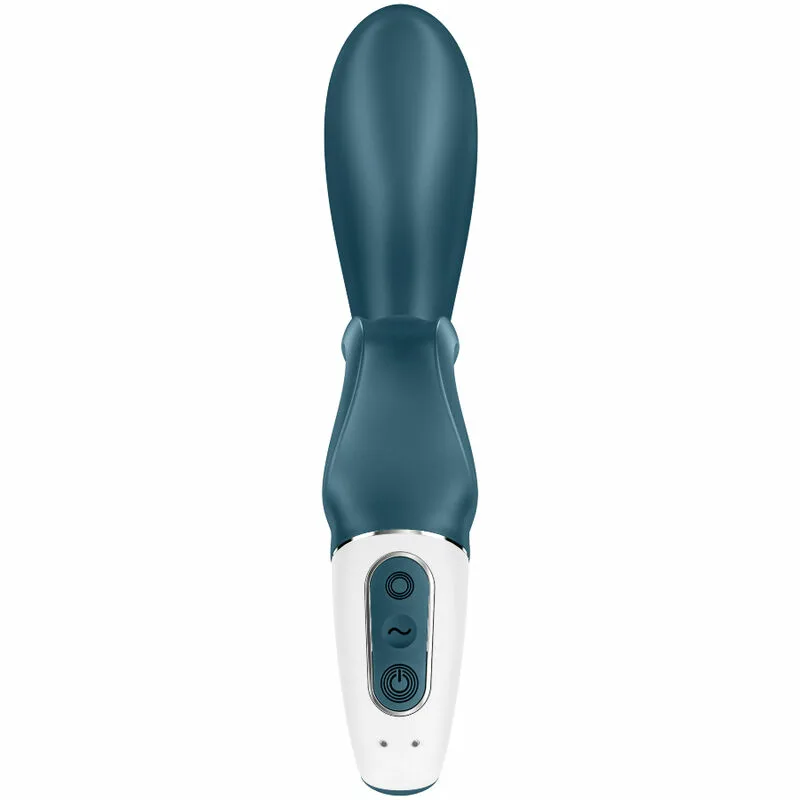 SATISFYER - HUG ME VIBRADOR RABBIT APP AZUL - Imagen 3