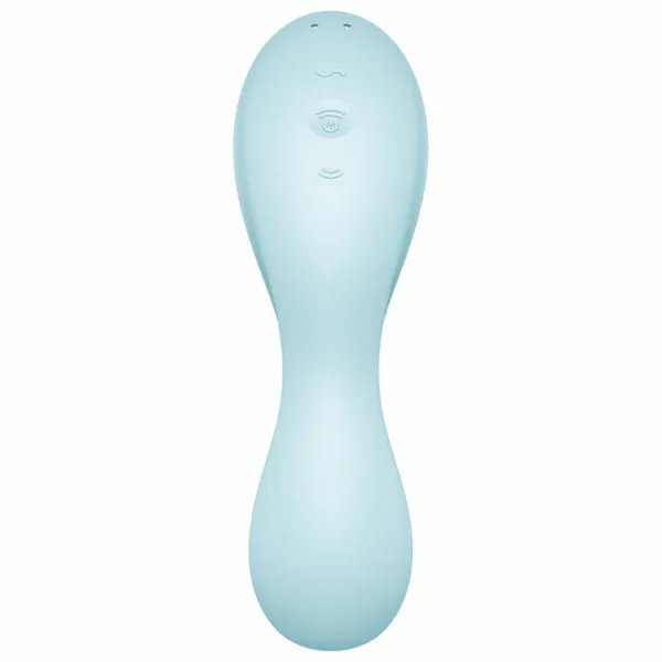 SATISFYER - CURVY TRINITY 5 ESTIMULADOR Y VIBRADOR APP AZUL - Imagen 3