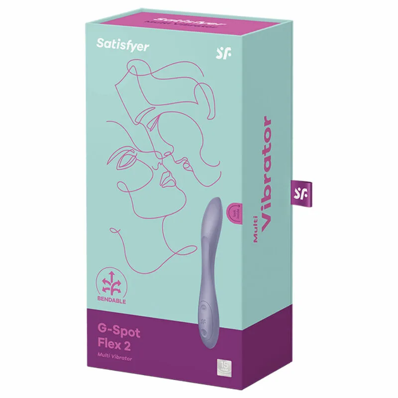 SATISFYER - G-SPOT FLEX 2 MULTI VIBRADOR MORADO - Imagen 4