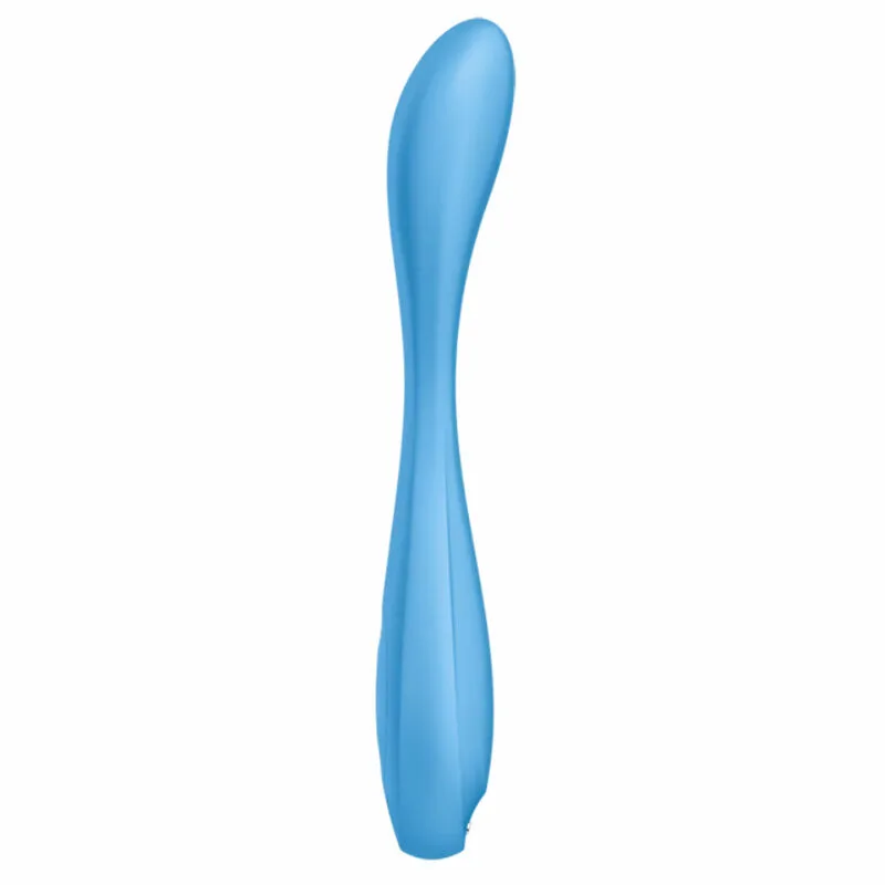 SATISFYER - G-SPOT FLEX 4+ MULTI VIBRADOR APP AZUL - Imagen 3