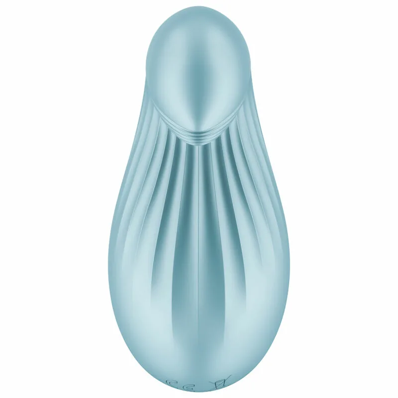 SATISFYER - DIPPING DELIGHT VIBRADOR LAY-ON AZUL - Imagen 3