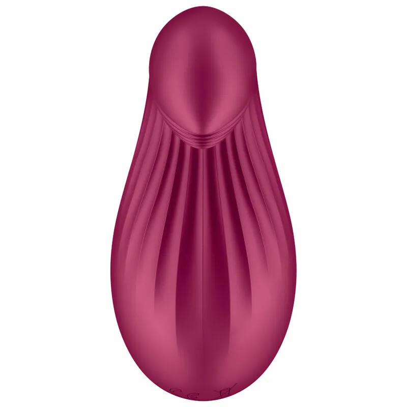 SATISFYER - DIPPING DELIGHT VIBRADOR LAY-ON ROJO - Imagen 3
