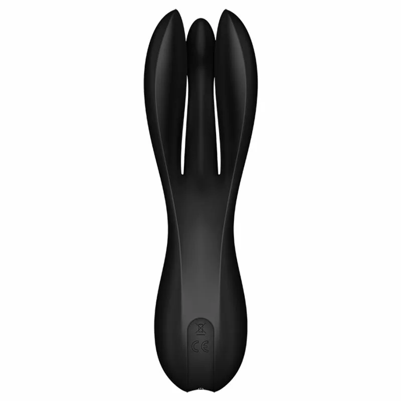 SATISFYER - THREESOME 2 VIBRADOR NEGRO - Imagen 4