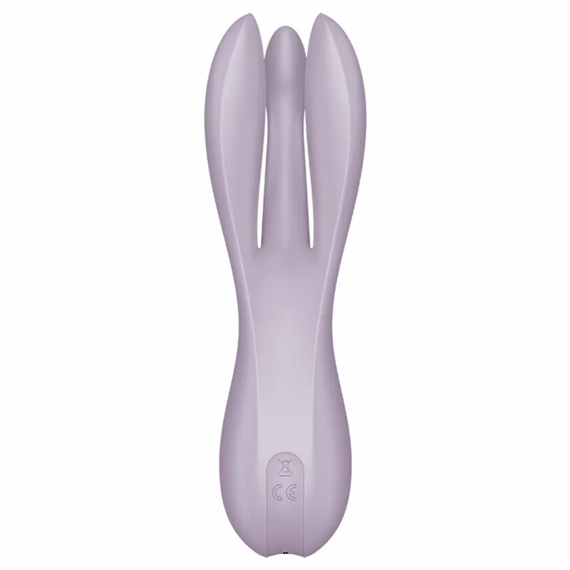 SATISFYER - THREESOME 2 VIBRADOR VIOLETA - Imagen 4