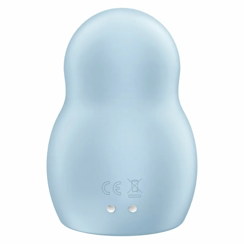 SATISFYER - PRO TO GO 1 ESTIMULADOR Y VIBRADOR DOBLE AZUL - Imagen 3