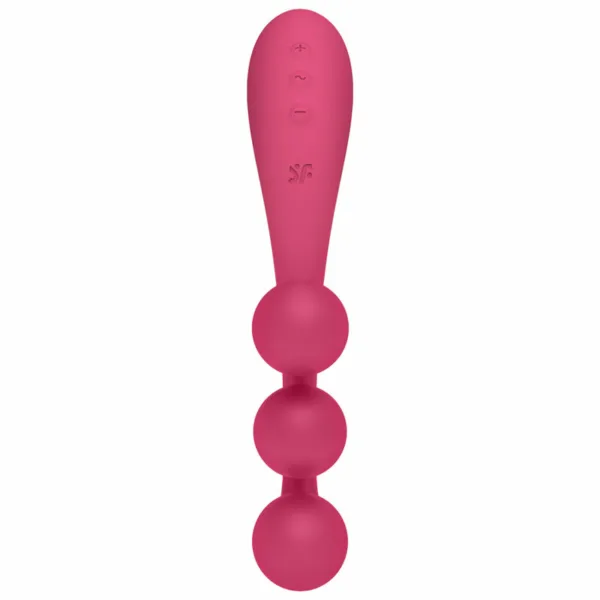 SATISFYER - TRI BALL 1 MULTI VIBRADOR ROJO - Imagen 2