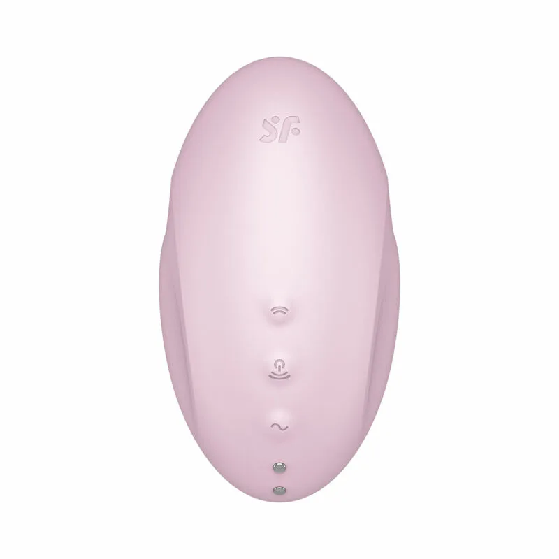 SATISFYER - VULVA LOVER 3 ESTIMULADOR Y VIBRADOR ROSA - Imagen 3
