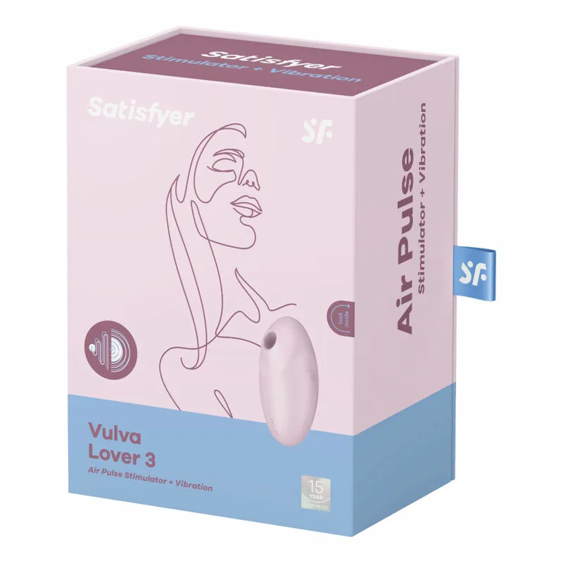 SATISFYER - VULVA LOVER 3 ESTIMULADOR Y VIBRADOR ROSA - Imagen 4