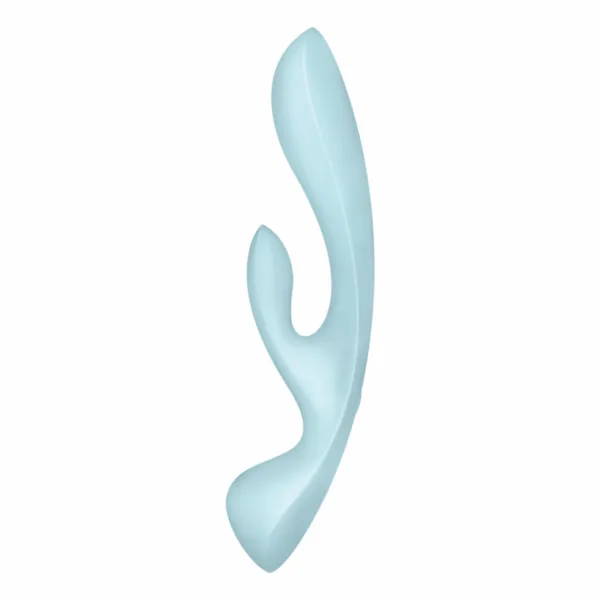 SATISFYER - TRIPLE OH VIBRADOR HÍBRIDO AZUL - Imagen 2