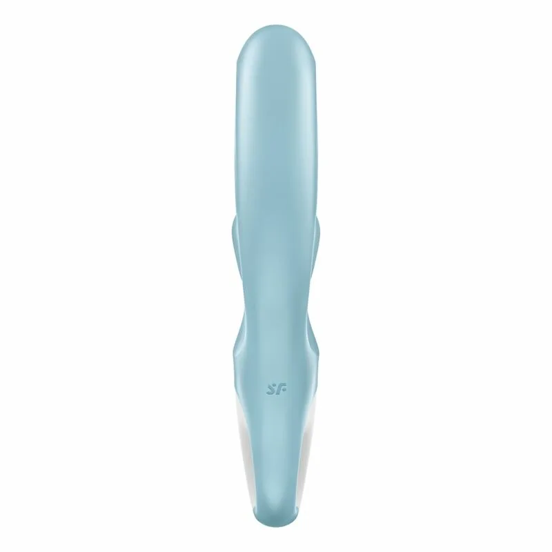 SATISFYER - LOVE ME VIBRADOR RABBIT AZUL - Imagen 3