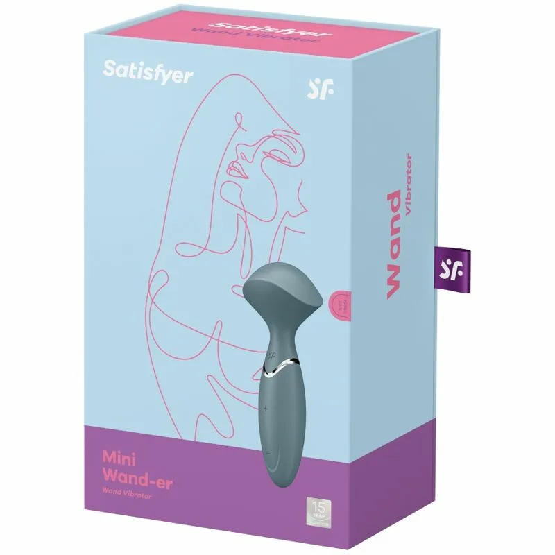 SATISFYER - MINI WOND-ER GRIS - Imagen 7