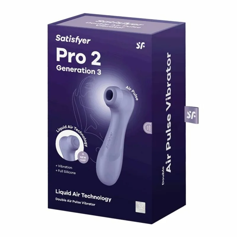 SATISFYER - PRO 2 GENERACIÓN 3 LIQUID AIR TECHNOLOGY LILA - Imagen 6