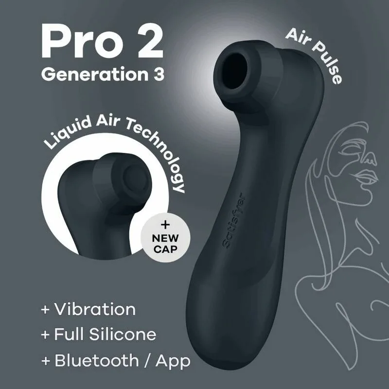 SATISFYER - PRO 2 GENERACIÓN 3 NEGRO BLUETOOTH & APP - Imagen 6