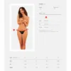 OBSESSIVE - CELIA NOIR TANGA XL/XXL - Imagen 7