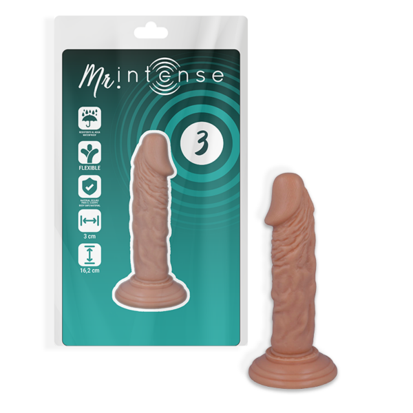 MR INTENSE - 3 PENE REALÍSTICO 16.2 CM -O- 3 CM - Imagen 2