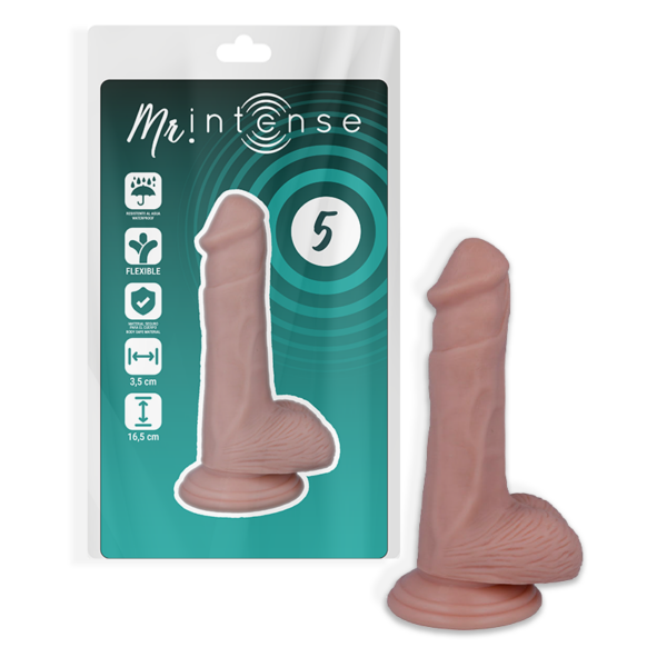 MR INTENSE - 5 PENE REALÍSTICO 16.5 CM -O- 3.5 CM - Imagen 2