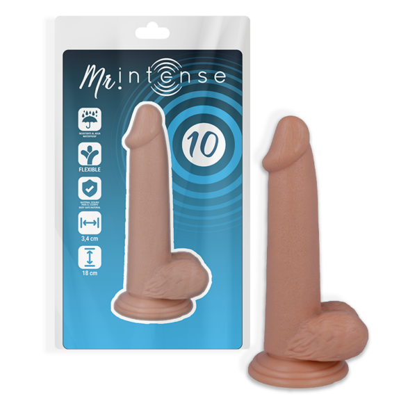MR INTENSE - 10 PENE REALÍSTICO 18 CM -O- 3.4 CM - Imagen 2