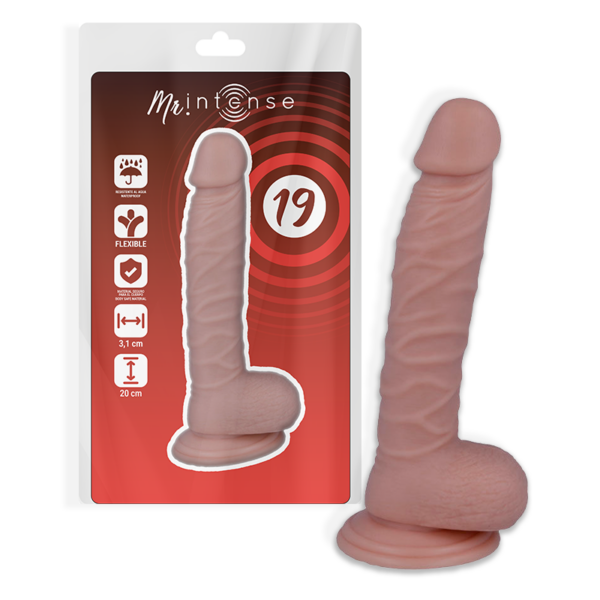 MR INTENSE - 19 PENE REALÍSTICO 20 CM -O- 3.1 CM - Imagen 2