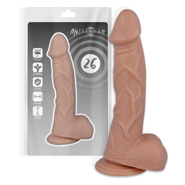 MR INTENSE - 26 PENE REALÍSTICO 22 CM -O- 4.4 CM - Imagen 2