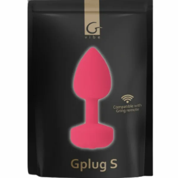 G-VIBE - FUNTOYS GPLUG ANAL VIBRADOR RECARGABLE GRANDE ROSA NEON 3.9CM - Imagen 5