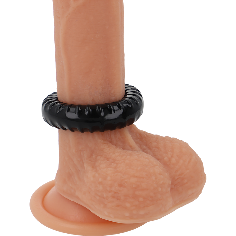 POWERING - SUPER FLEXIBLE Y RESISTENTE ANILLO PENE 4.5CM PR07 NEGRO