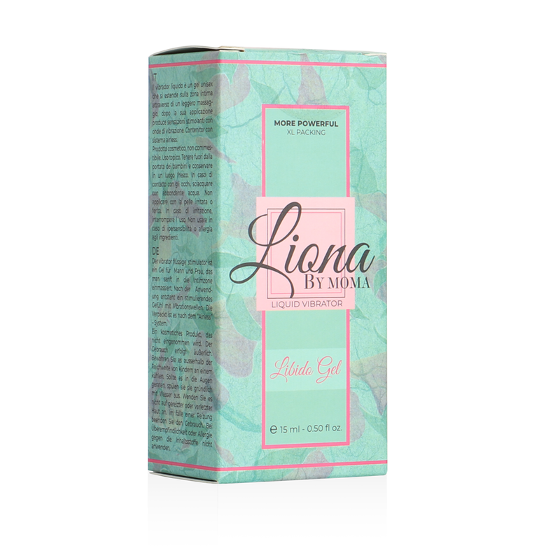 LIONA BY MOMA - VIBRADOR LIQUIDO LIBIDO GEL 15 ML - Imagen 5