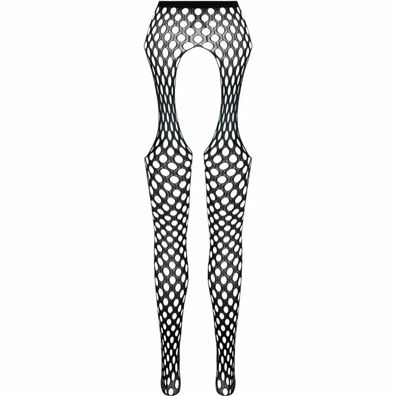 PASSION - ECO COLLECTION BODYSTOCKING ECO S003 NEGRO - Imagen 4