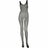 LEG AVENUE - BODYSTOCKING CON ABERTURA Y BRILLANTES T.U - Imagen 4