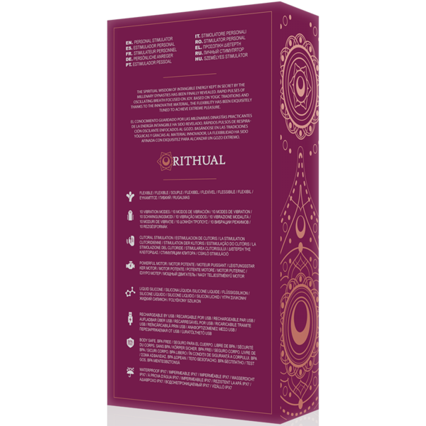 MOTOR RITUAL ANUSARA DUAL RECARGABLE 2.0 ORQUIDEA - Imagen 11