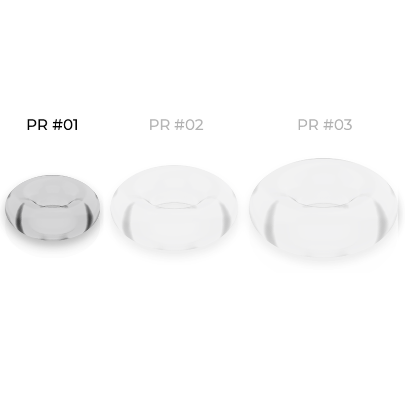 POWERING - SUPER FLEXIBLE Y RESISTENTE ANILLO PENE 3.5CM CLEAR - Imagen 4