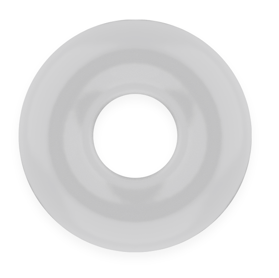 POWERING - SUPER FLEXIBLE Y RESISTENTE ANILLO PENE 3.5CM CLEAR - Imagen 3