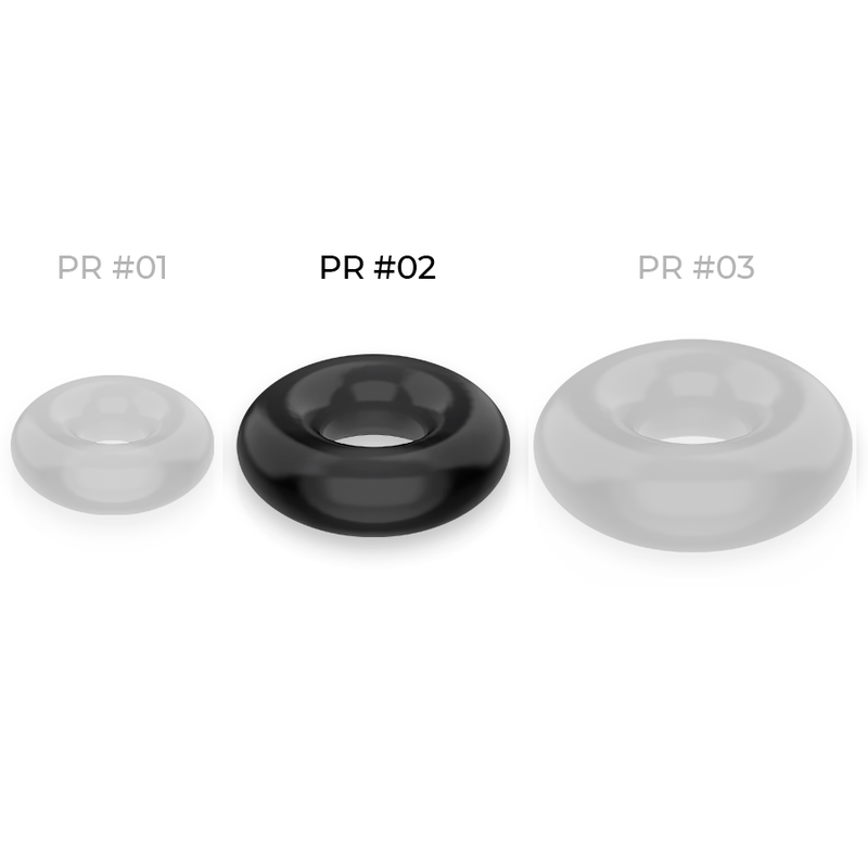 POWERING - SUPER FLEXIBLE Y RESISTENTE ANILLO PENE 4.5CM NEGRO - Imagen 4