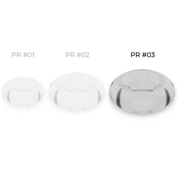 POWERING - SUPER FLEXIBLE Y RESISTENTE ANILLO PENE  5CM PR03 CLEAR - Imagen 4