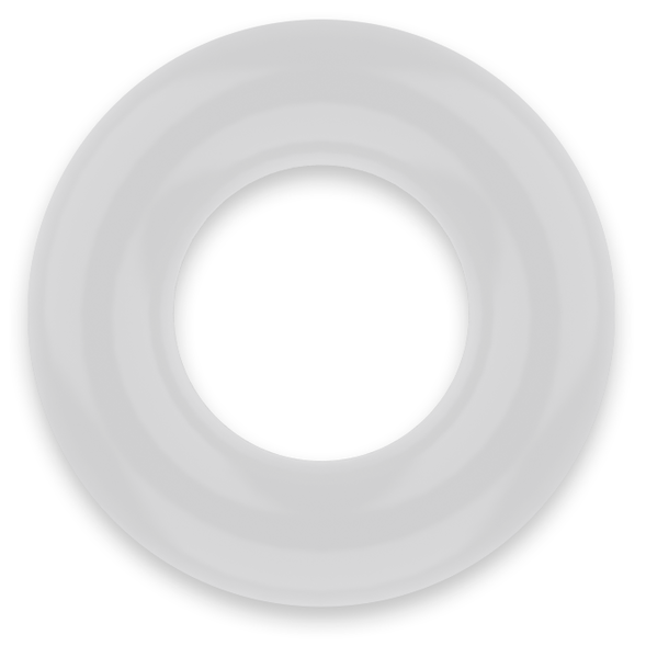 POWERING - SUPER FLEXIBLE Y RESISTENTE ANILLO PENE 3.8CM PR04 CLEAR - Imagen 3