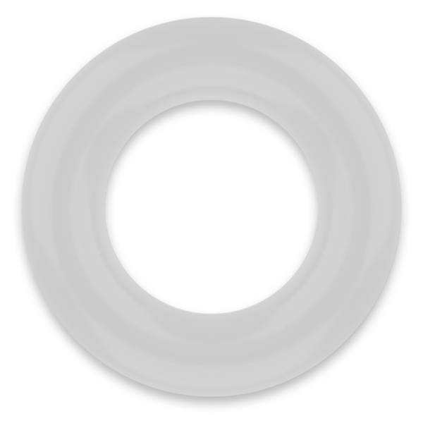 POWERING - SUPER FLEXIBLE Y RESISTENTE ANILLO PENE  5.5CM PR06 CLEAR - Imagen 3