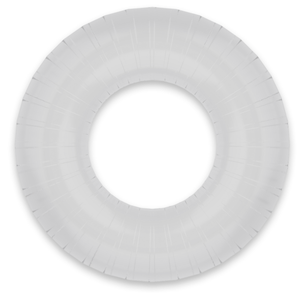 POWERING- SUPER FLEXIBLE Y RESISTENTE ANILLO PENE  4.5CM PR07 CLEAR - Imagen 3