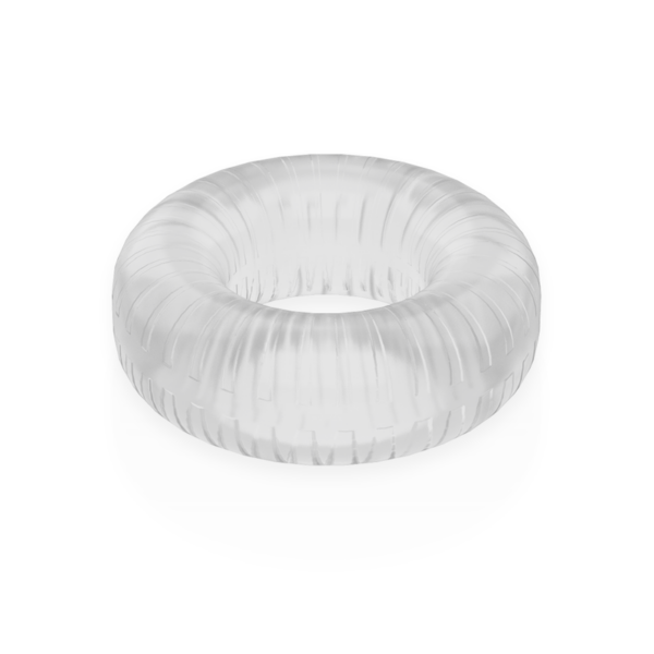 POWERING- SUPER FLEXIBLE Y RESISTENTE ANILLO PENE  4.5CM PR07 CLEAR - Imagen 8