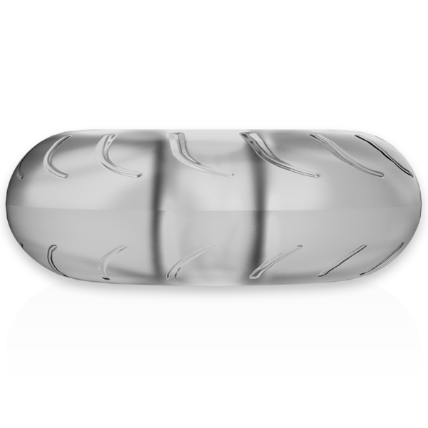 POWERING - SUPER FLEXIBLE Y RESISTENTE ANILLO PENE  5CM PR08 CLEAR - Imagen 6