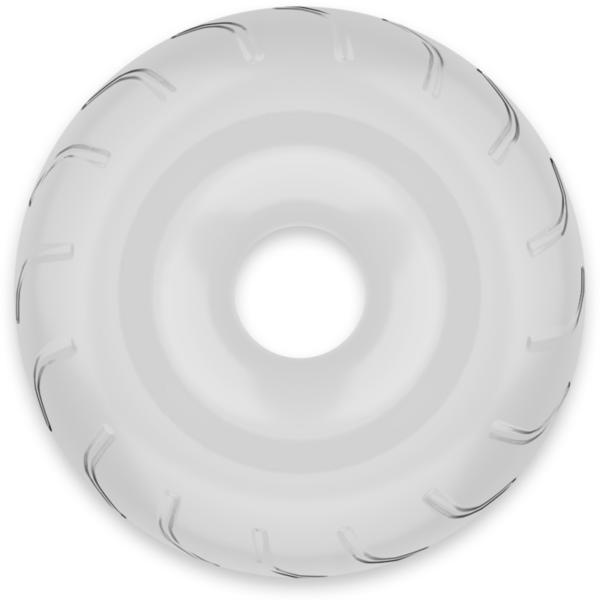 POWERING - SUPER FLEXIBLE Y RESISTENTE ANILLO PENE  5CM PR08 CLEAR - Imagen 3