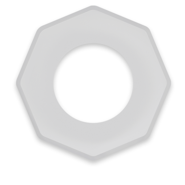 POWERING - SUPER FLEXIBLE Y RESISTENTE ANILLO PENE  5CM PR10 CLEAR - Imagen 3