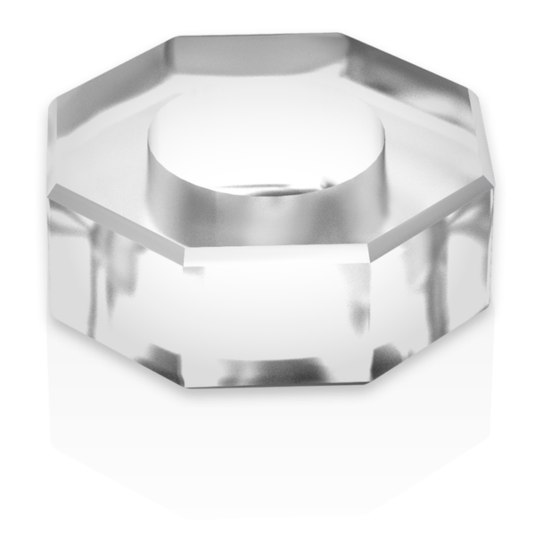 POWERING - SUPER FLEXIBLE Y RESISTENTE ANILLO PENE  5CM PR10 CLEAR - Imagen 8