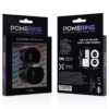 POWERING - SUPER FLEXIBLE Y RESISTENTE ANILLO PENE DOBLE PR09 NEGRO - Imagen 9