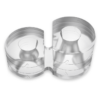 POWERING - SUPER FLEXIBLE Y RESISTENTE ANILLO PENE DOBLE PR09 CLEAR - Imagen 7