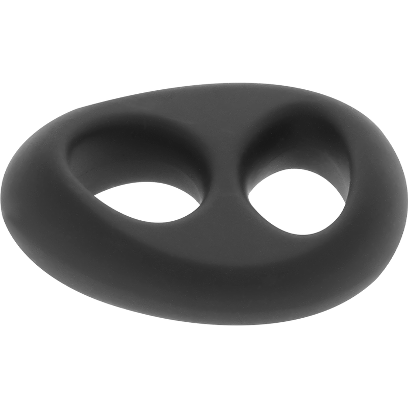 POWERING - SUPER FLEXIBLE Y RESISTENTE ANILLO PENE Y TESTÍCULOS PR13 NEGRO - Imagen 7