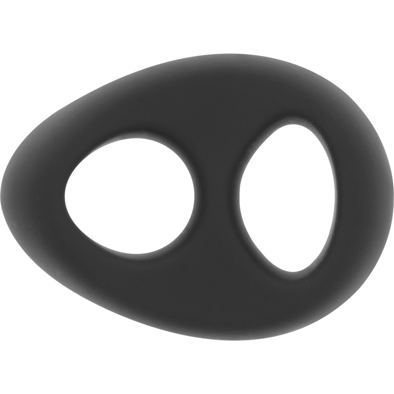 POWERING - SUPER FLEXIBLE Y RESISTENTE ANILLO PENE Y TESTÍCULOS PR13 NEGRO - Imagen 8