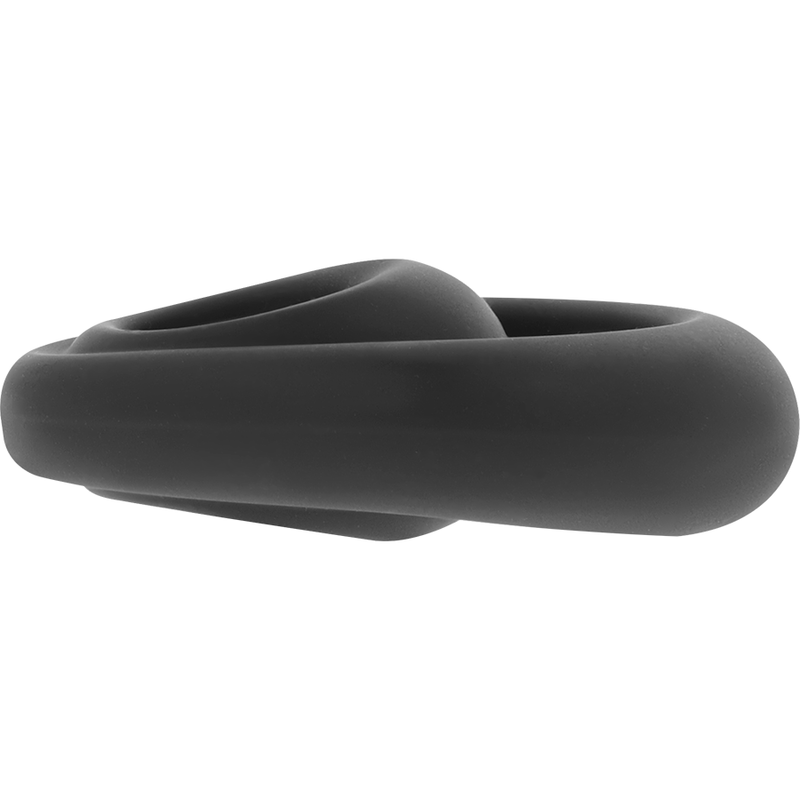 POWERING - SUPER FLEXIBLE Y RESISTENTE ANILLO PENE Y TESTÍCULOS PR14 NEGRO - Imagen 5