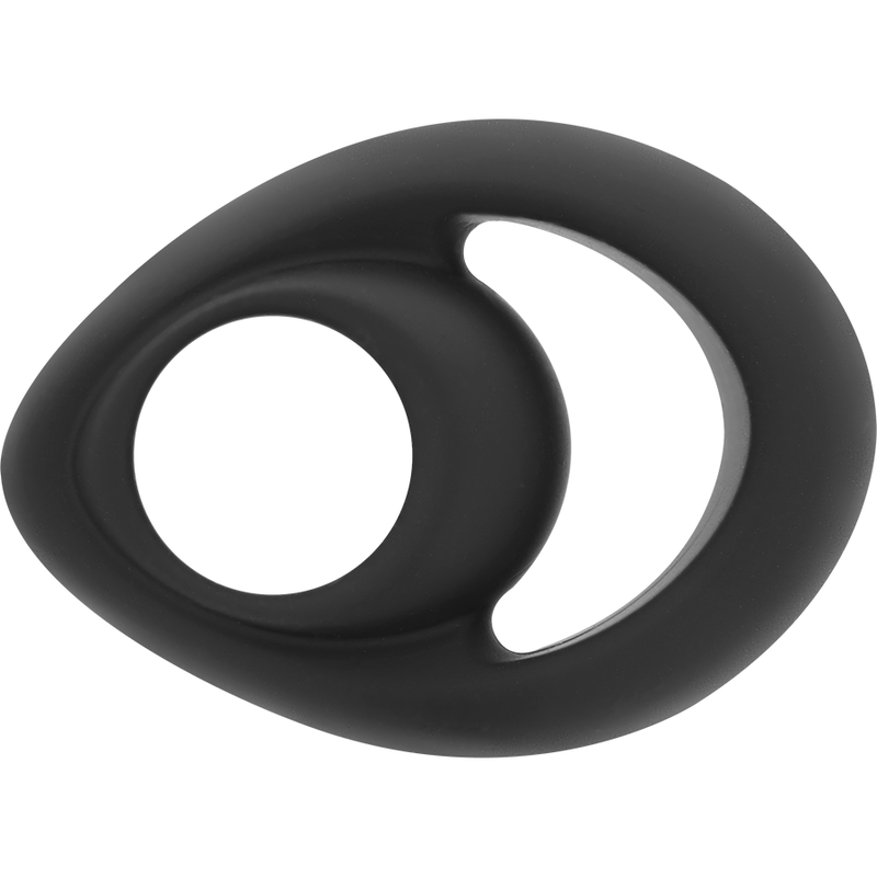 POWERING - SUPER FLEXIBLE Y RESISTENTE ANILLO PENE Y TESTÍCULOS PR14 NEGRO - Imagen 8