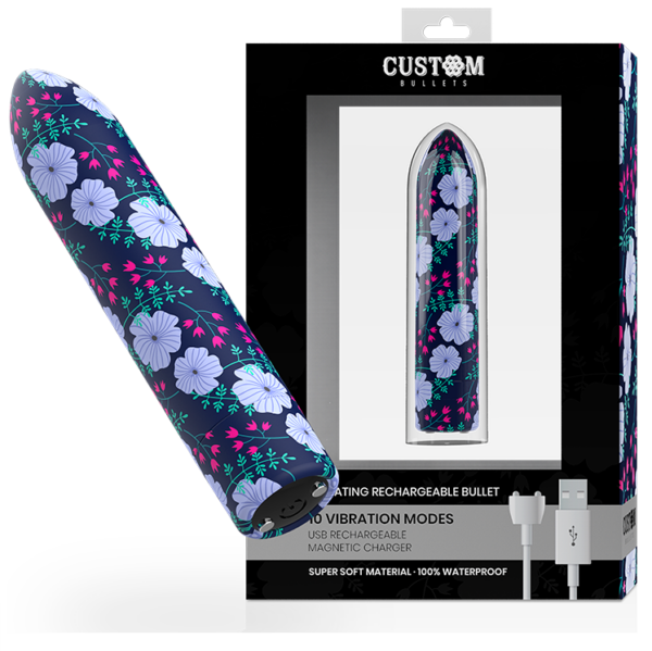 CUSTOM BULLETS - BALA RECARGABLE SPRING 10 INTENSIDADES - Imagen 2